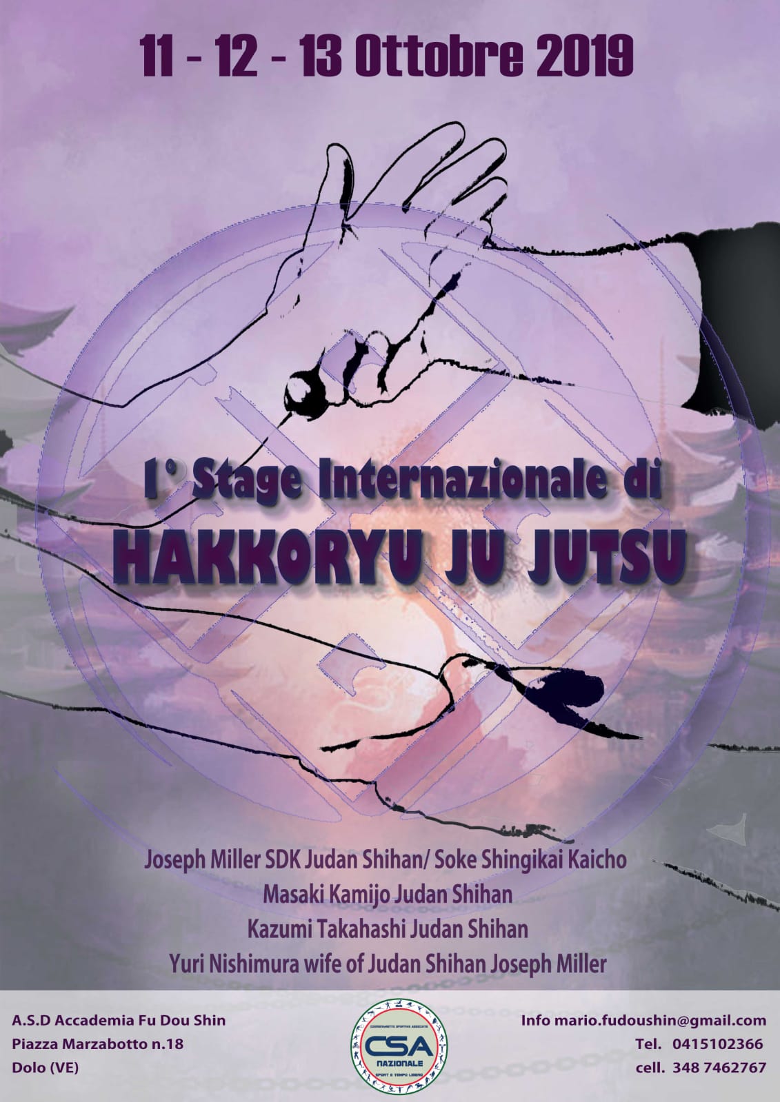 I Stage internazionale HakkoRyu Ju Jutsu