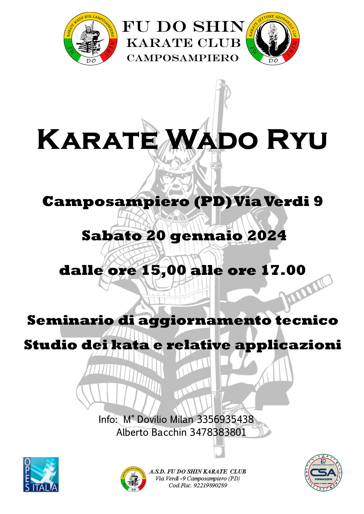 stage di karate20 01 24